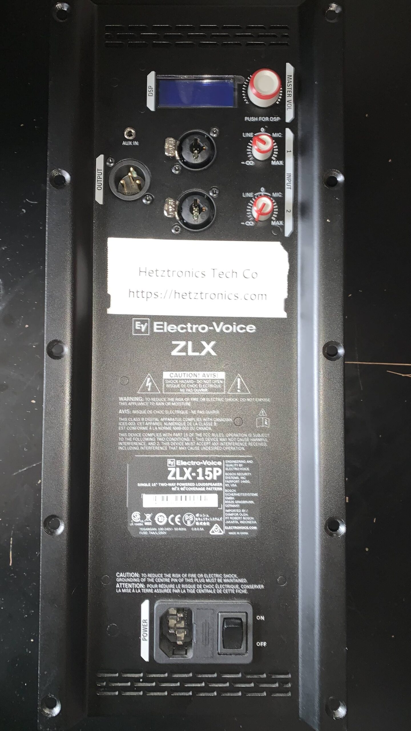 EV ZLX-15P Speaker Power Supply Repair