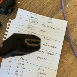 IN WALL HDMI cable End Repair